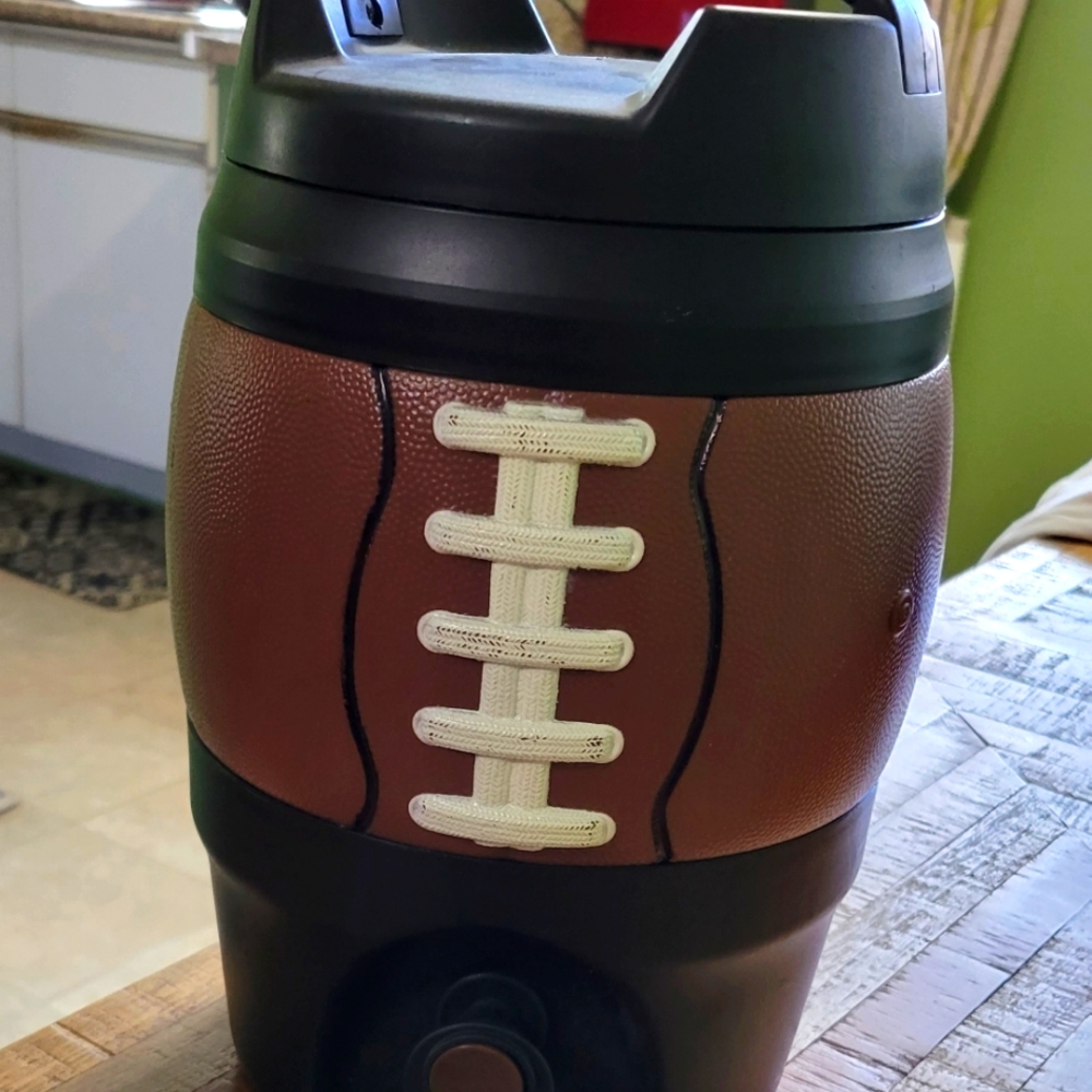 128oz Football Bubba Keg